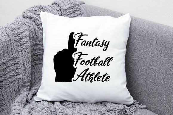 Fantasy Football Athlete SVG Graphics for Crafts