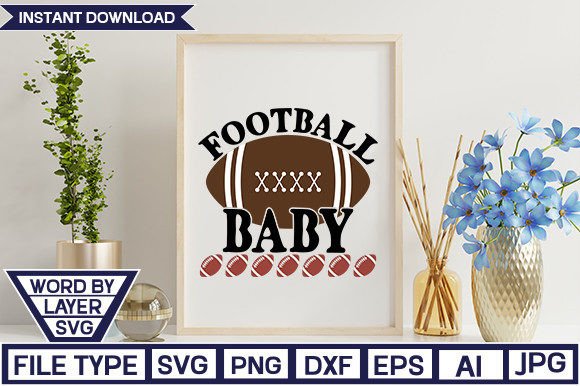 Football Baby SVG Cut File: Graphics & Crafts Review
