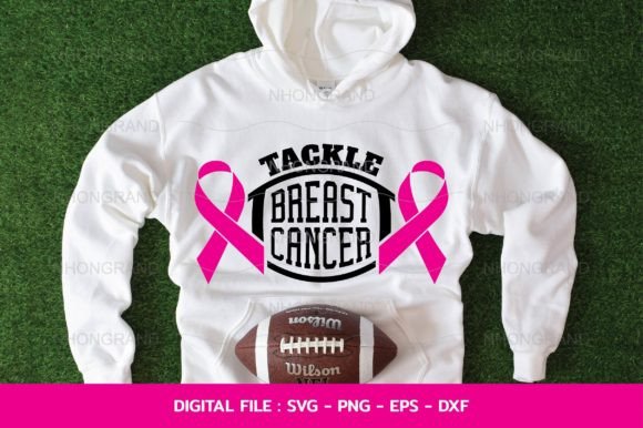 Tackle Breast Cancer SVG: Graphics for Crafts & Blogs